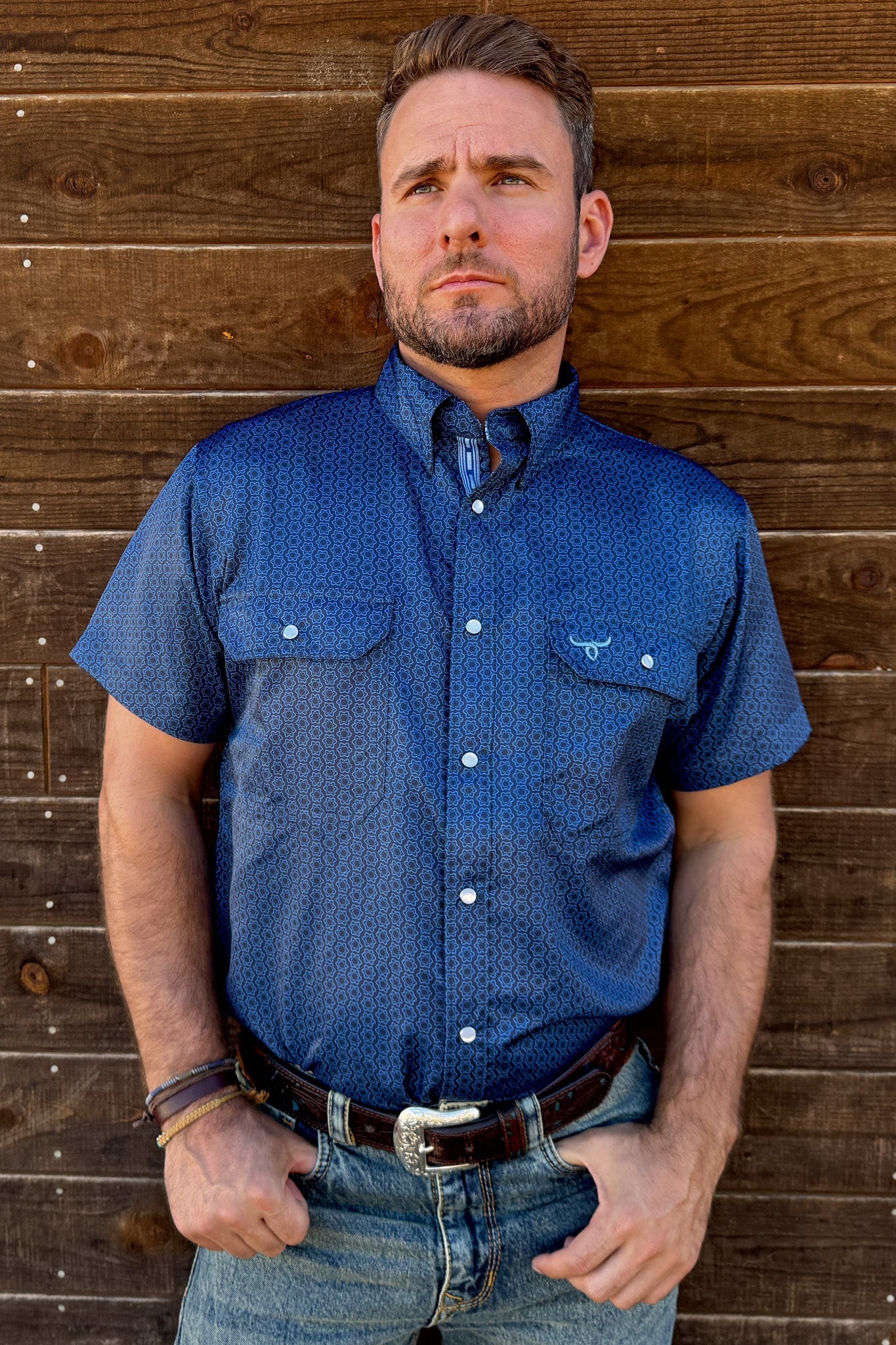 Drover Men's Western Shirt Signature Series - Performance Vent Shirt - Bodacious