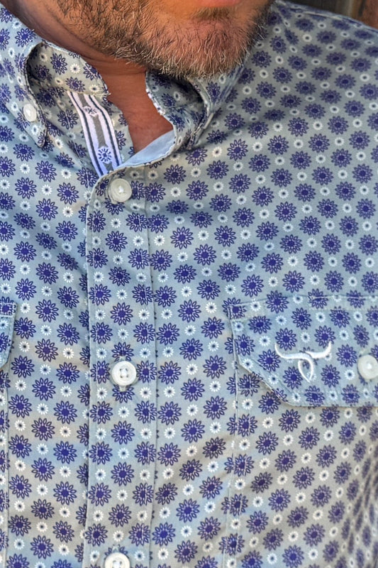 Drover Men's Western Shirt Signature Series - Performance Vent Shirt - Six-Shooter