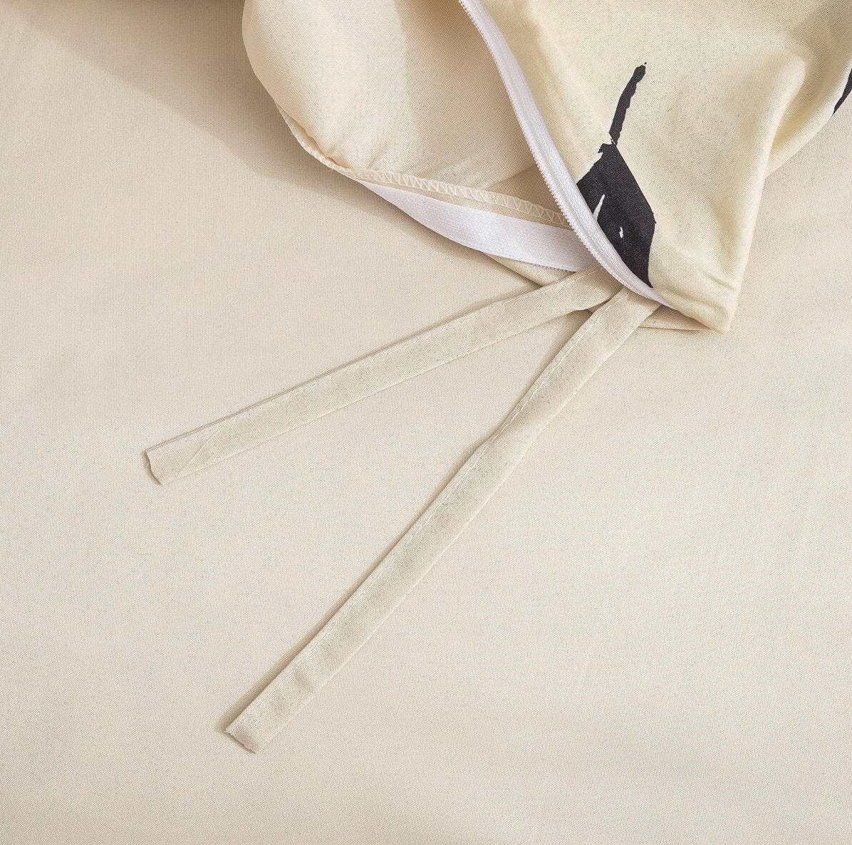 Yellow Fleur Floral Golden Orange Ivory Duvet Cover Set w/ Pillow Cases