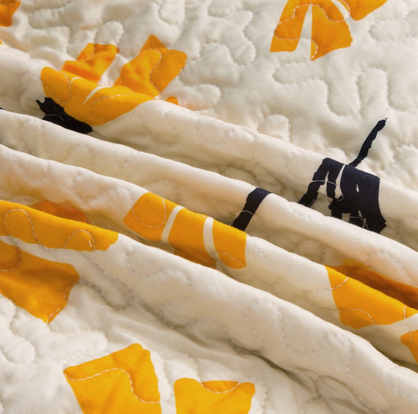 Yellow Floral Farmer Quilt