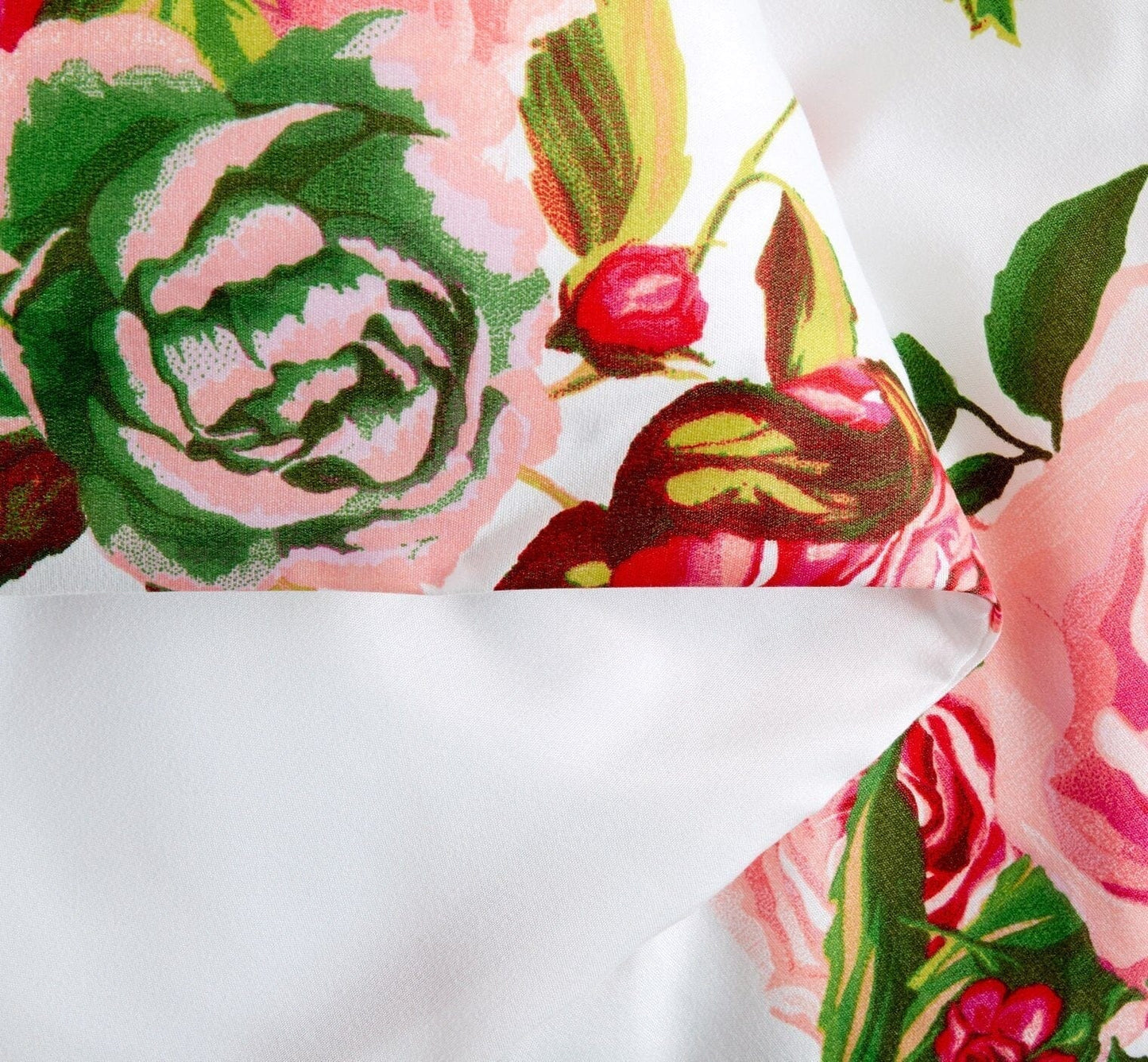 Romantic Roses Floral Duvet Cover Set w/ Pillow Cases