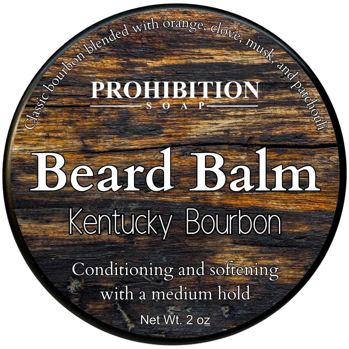 Prohibition Soap's - Kentucky Bourbon Beard Balm