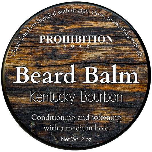 Prohibition Soap - Kentucky Bourbon Beard Balm