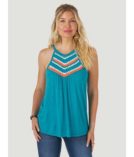Retro Crochet Tank