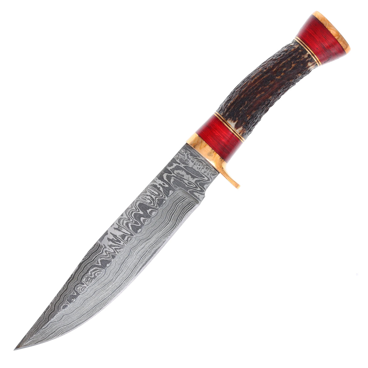 Marbles Damascus Skinner Knife view 5