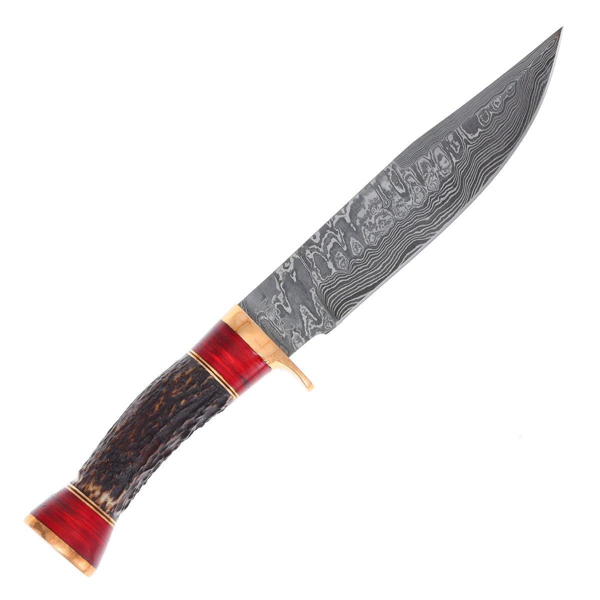 Marbles Damascus Skinner Knife view 4