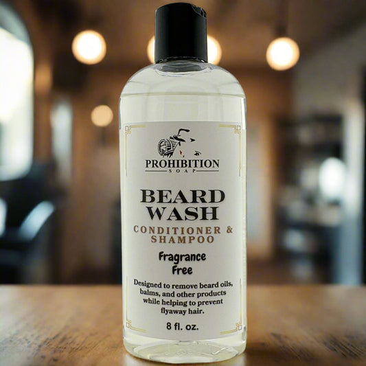 Prohibition Soap - Fragrance Free Beard Wash