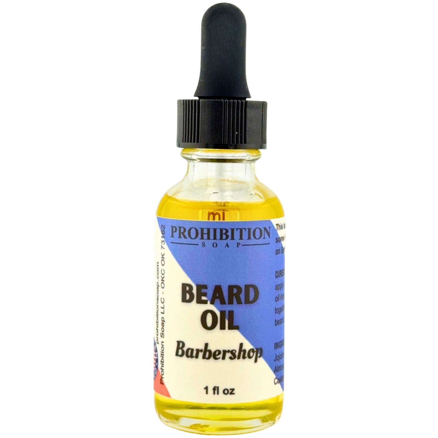 Prohibition Soap's - Barbershop Beard Oil