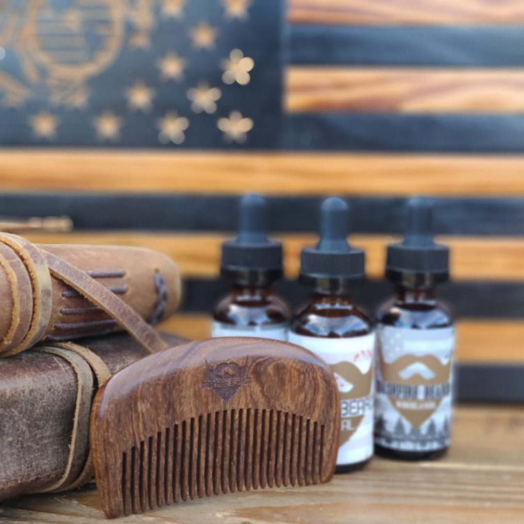Dashfire Beards - Golden Sandalwood Beard Comb