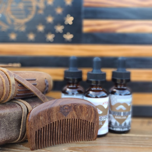 Dashfire Beards - Golden Sandalwood Beard Comb