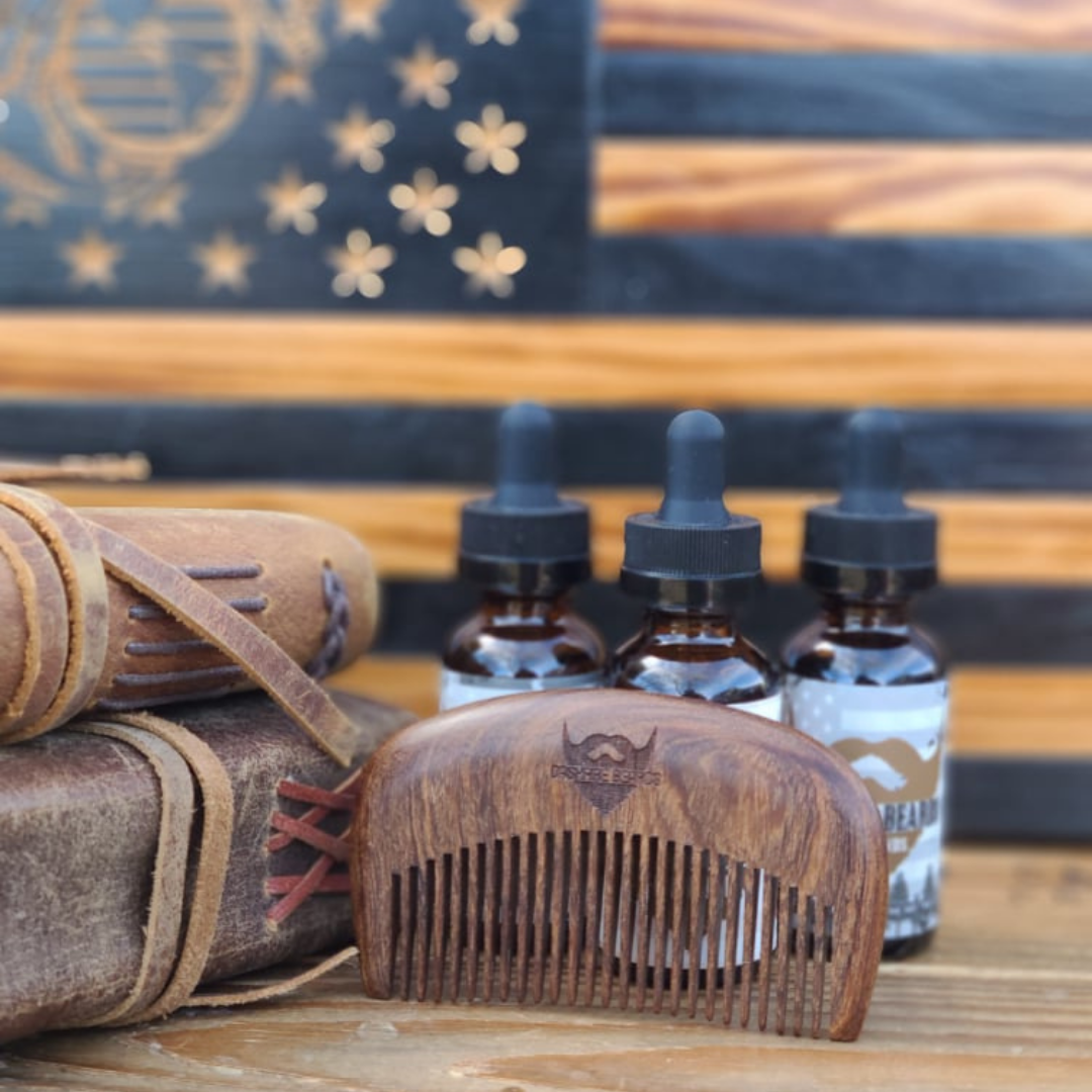 Dashfire Beards - Golden Sandalwood Beard Comb