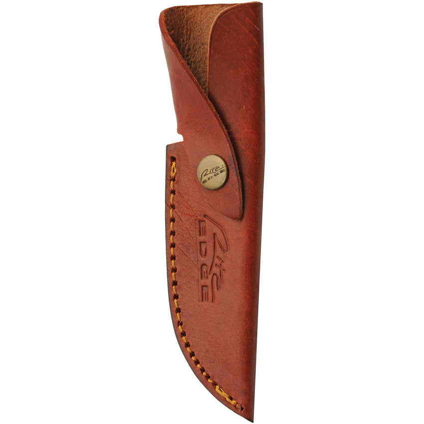 Celtic fixed blade knife with white bone handle and brass Celtic knot guard – photo 2 of 8