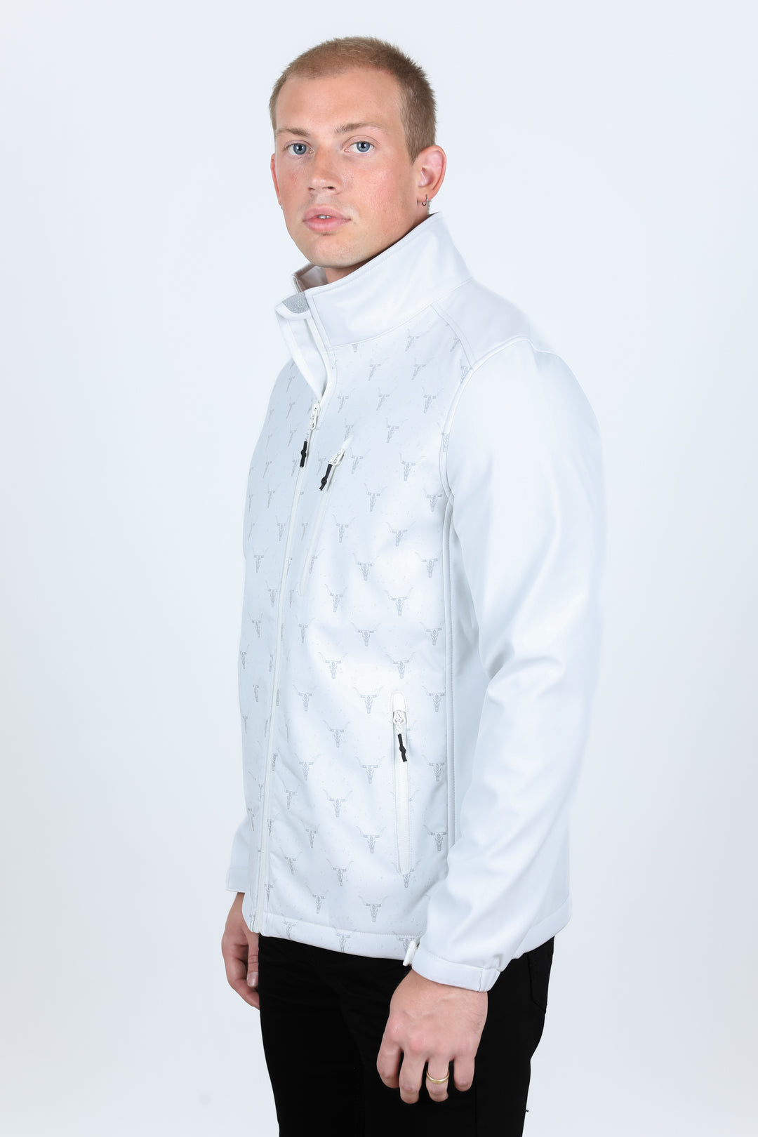 Aztec Softshell Water-Resistant Jacket - White