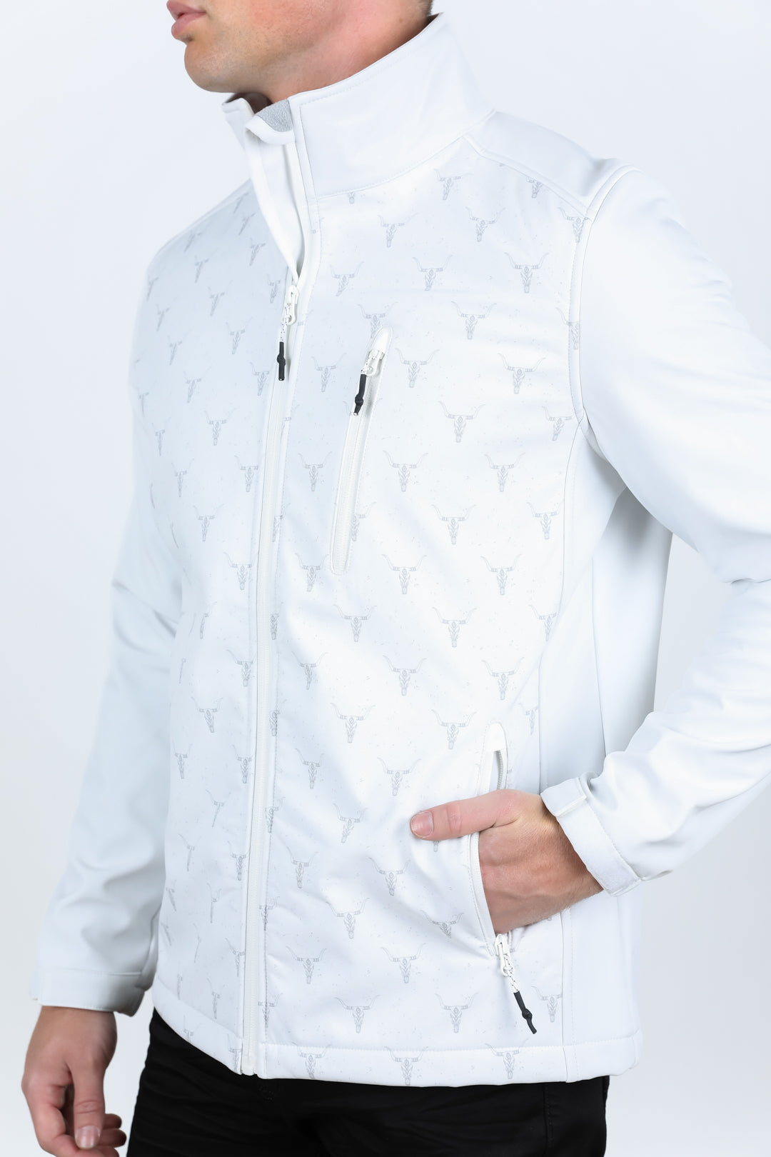 Aztec Softshell Water-Resistant Jacket - White