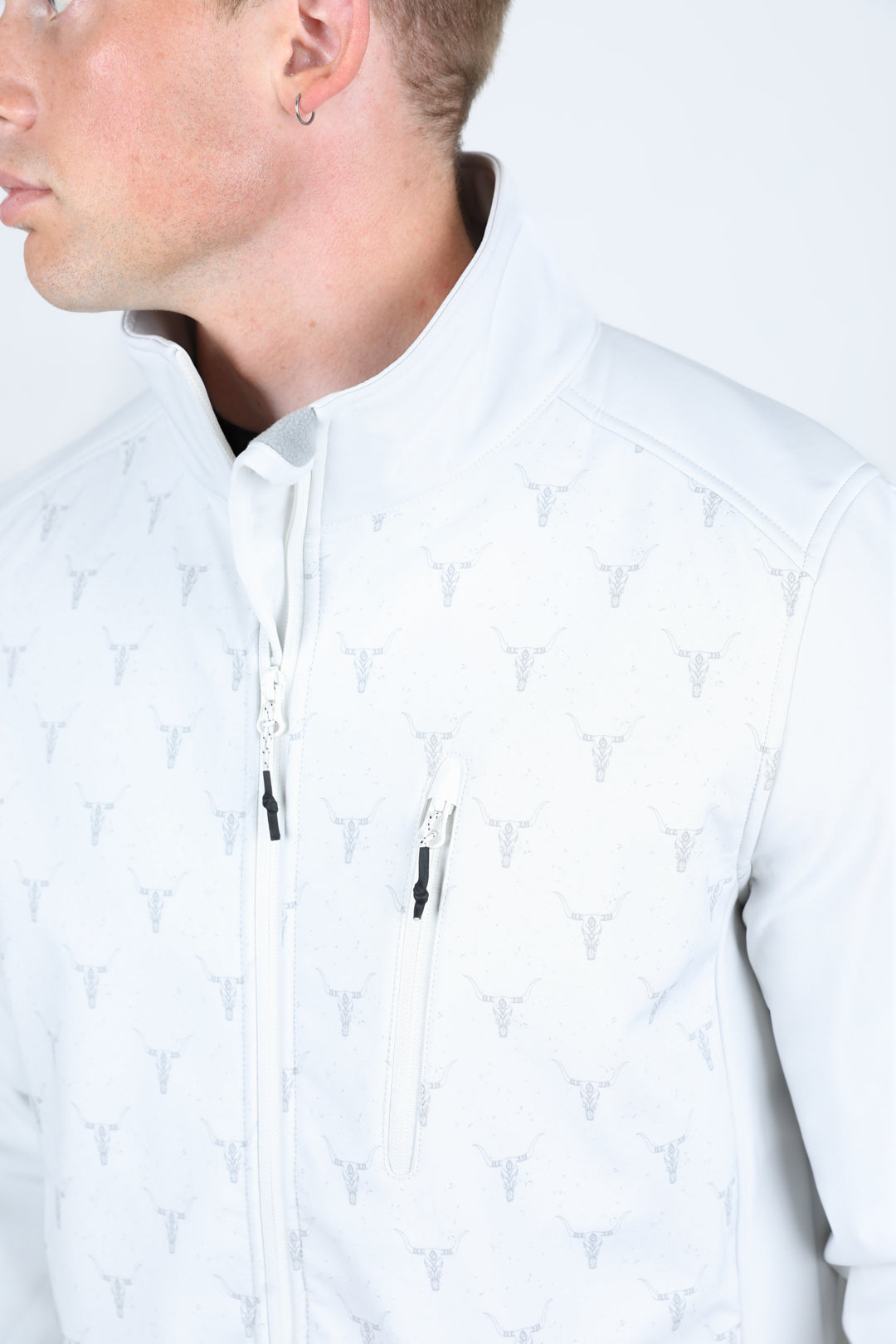 Aztec Softshell Water-Resistant Jacket - White