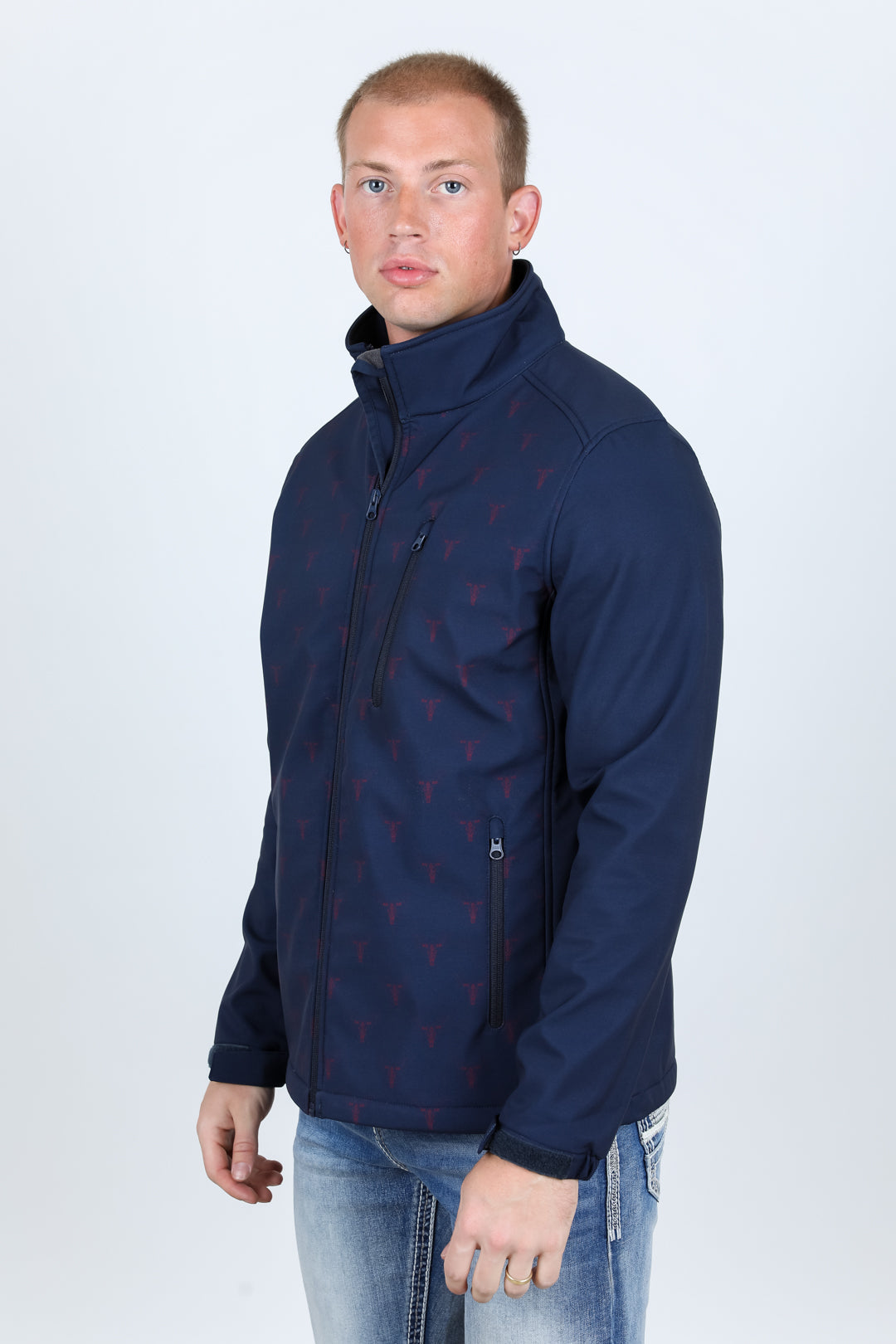 Aztec Softshell Water-Resistant Jacket - Navy