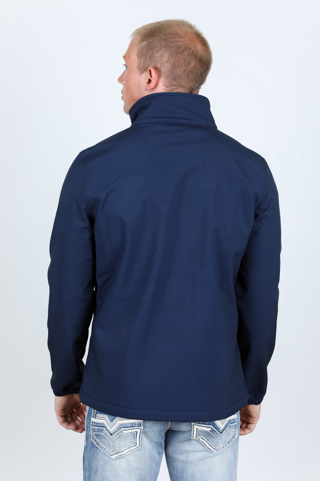 Aztec Softshell Water-Resistant Jacket - Navy