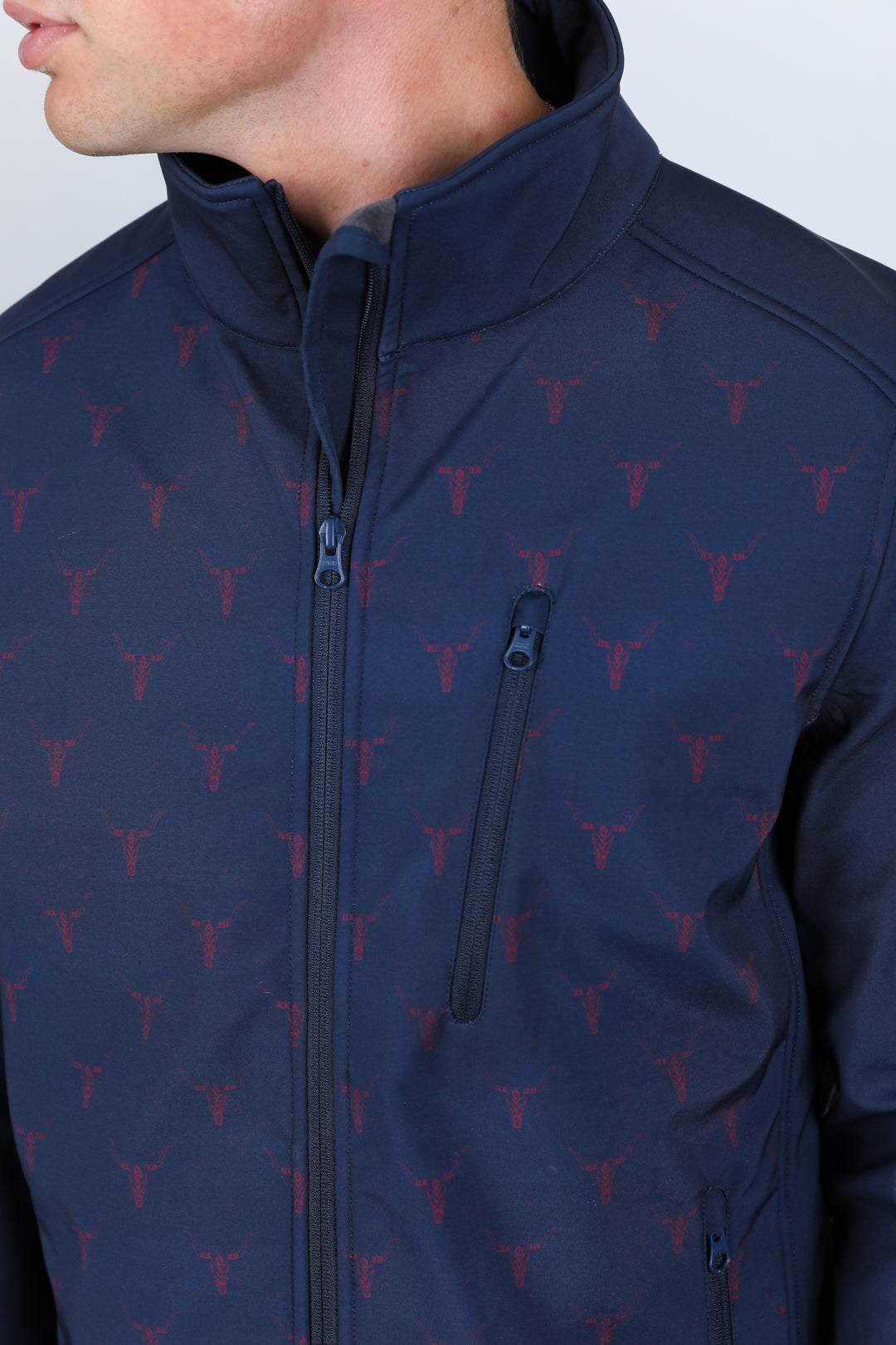 Aztec Softshell Water-Resistant Jacket - Navy