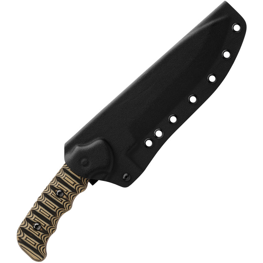 TOPS Mission Team 21 Field Edition fixed blade with tan and black G10 handle – photo 2 of 3
