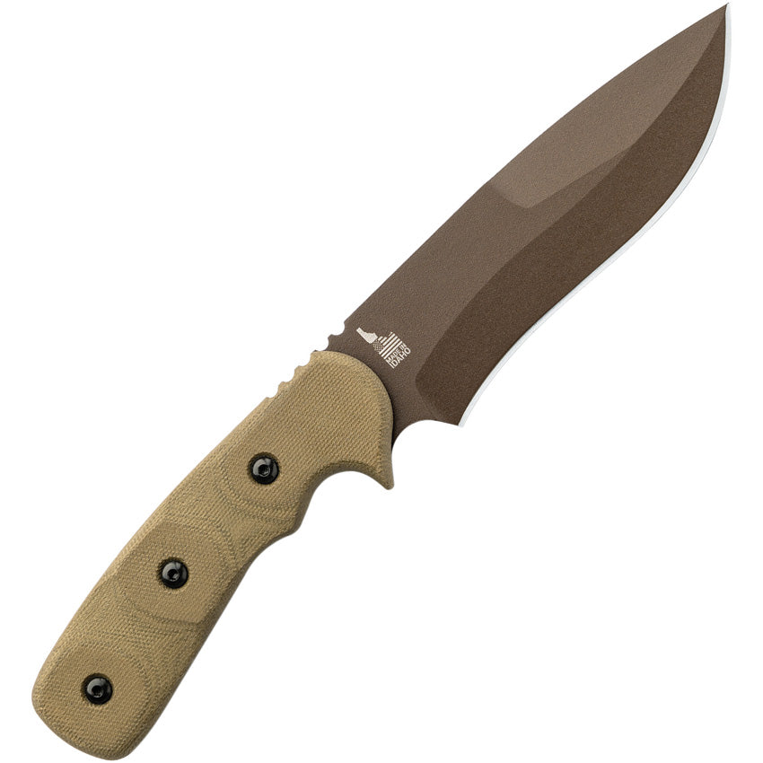 TOPS Mountain Lion Field Edition fixed blade with green micarta handle – photo 3 of 3