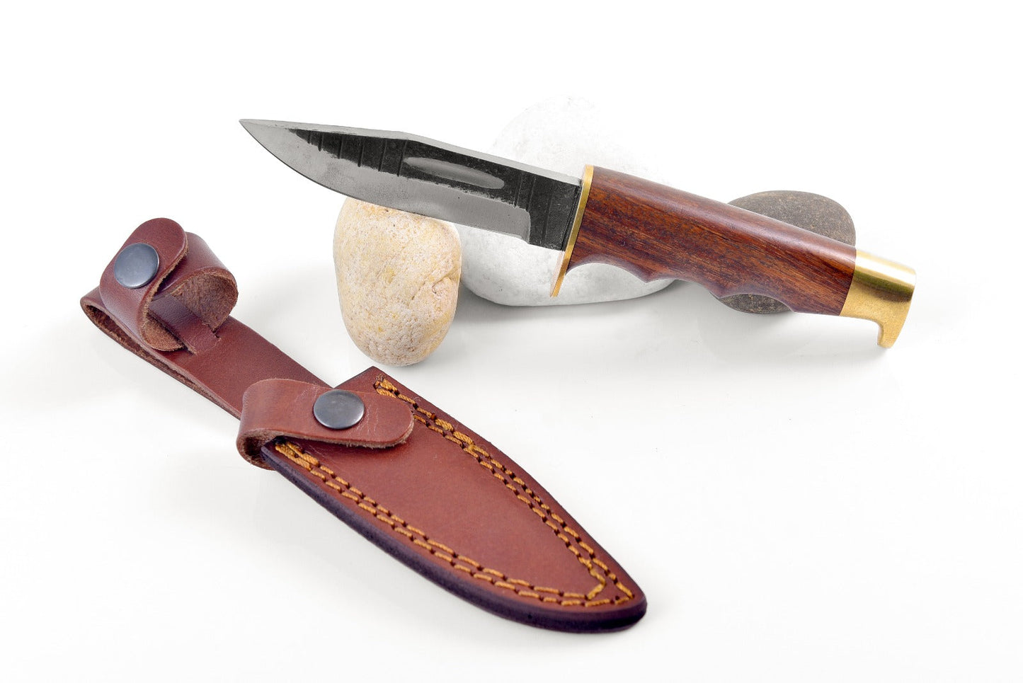 Handmade Carbon Steel Utility/Camping Knife Nomad's Companion TC-101