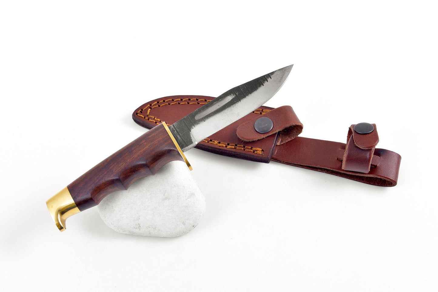 Handmade Carbon Steel Utility/Camping Knife Nomad's Companion TC-101