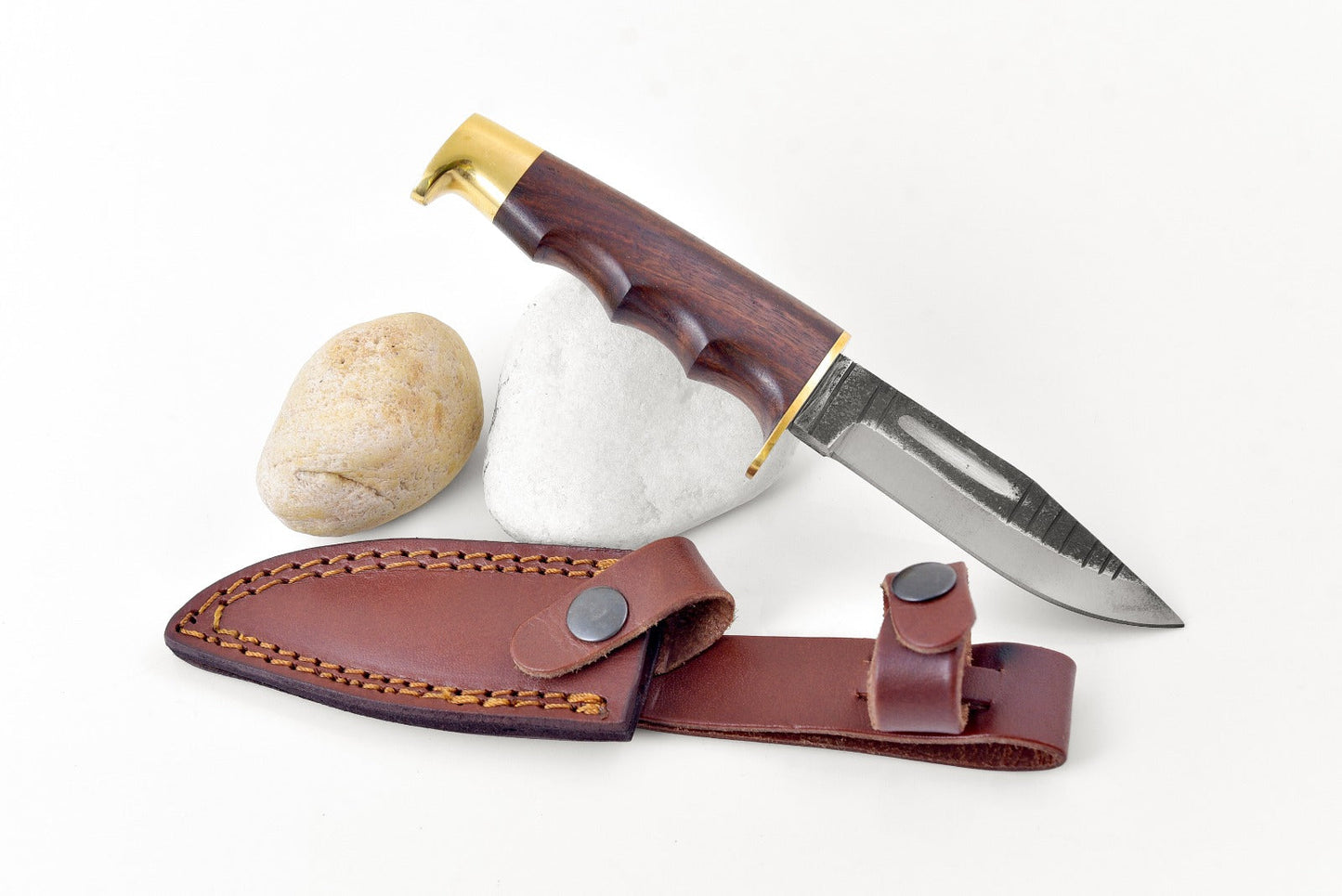 Handmade Carbon Steel Utility/Camping Knife Nomad's Companion TC-101