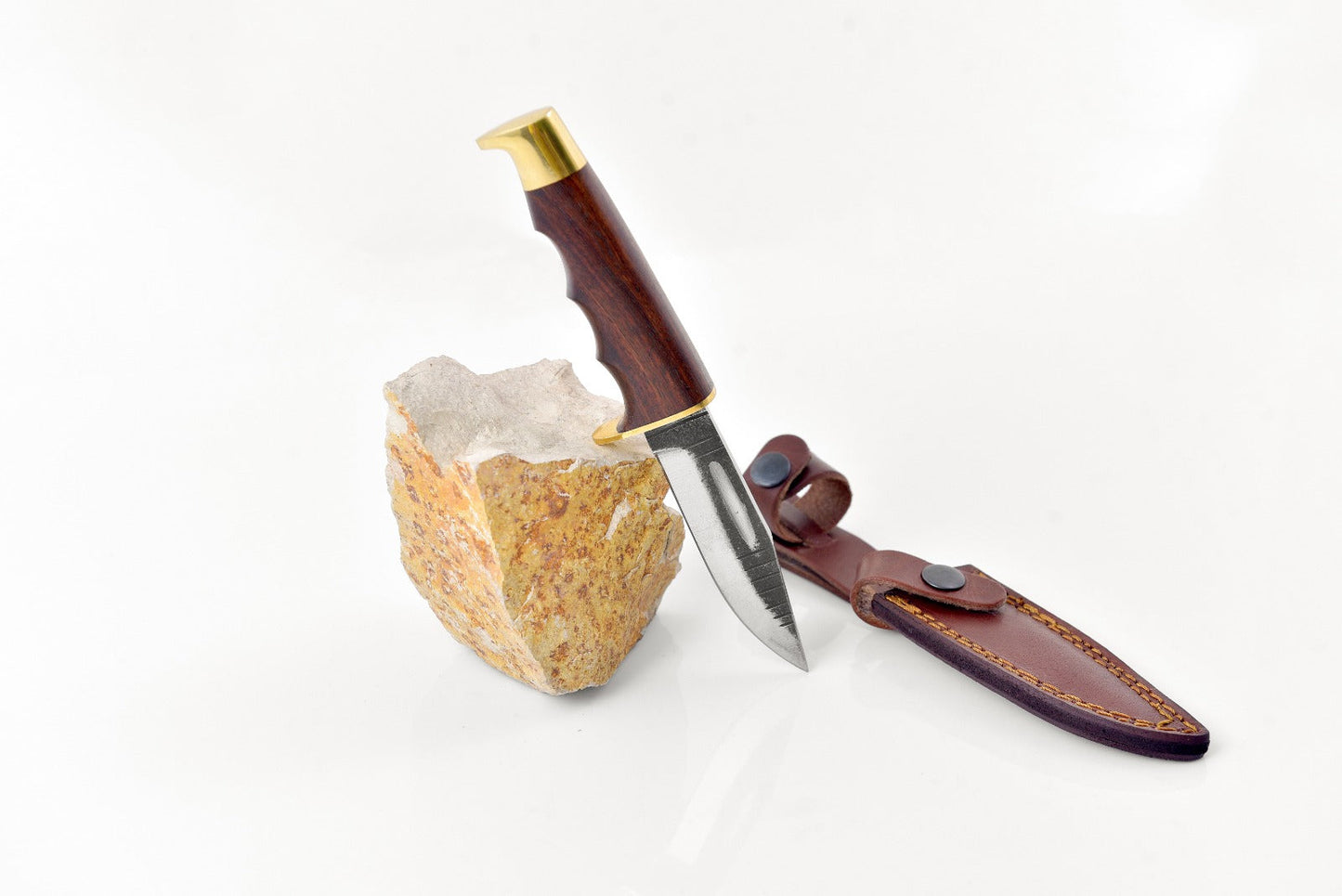 Handmade Carbon Steel Utility/Camping Knife Nomad's Companion TC-101