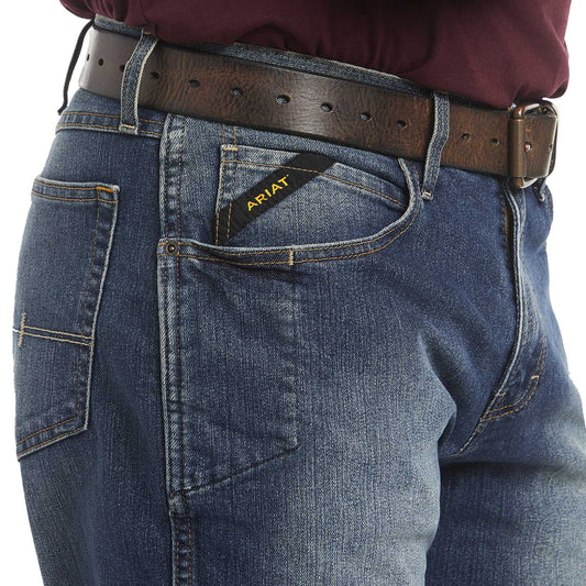 Ariat Men's Rebar M3 Loose DuraStretch Basic Stackable Straight Leg Jean