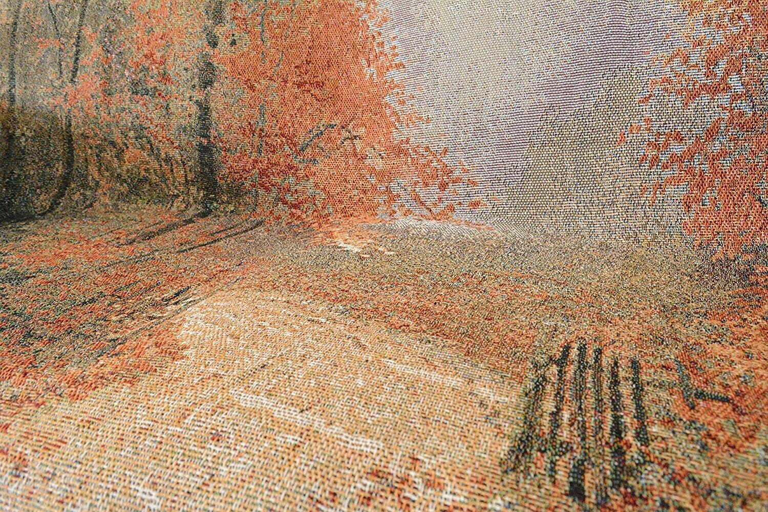 Autumn Country Path Throw Blanket - Bumpkin Ranchwear