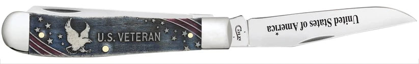 Case US Veterans Trapper Pocket Knife – Tru-Sharp Stainless, Bone