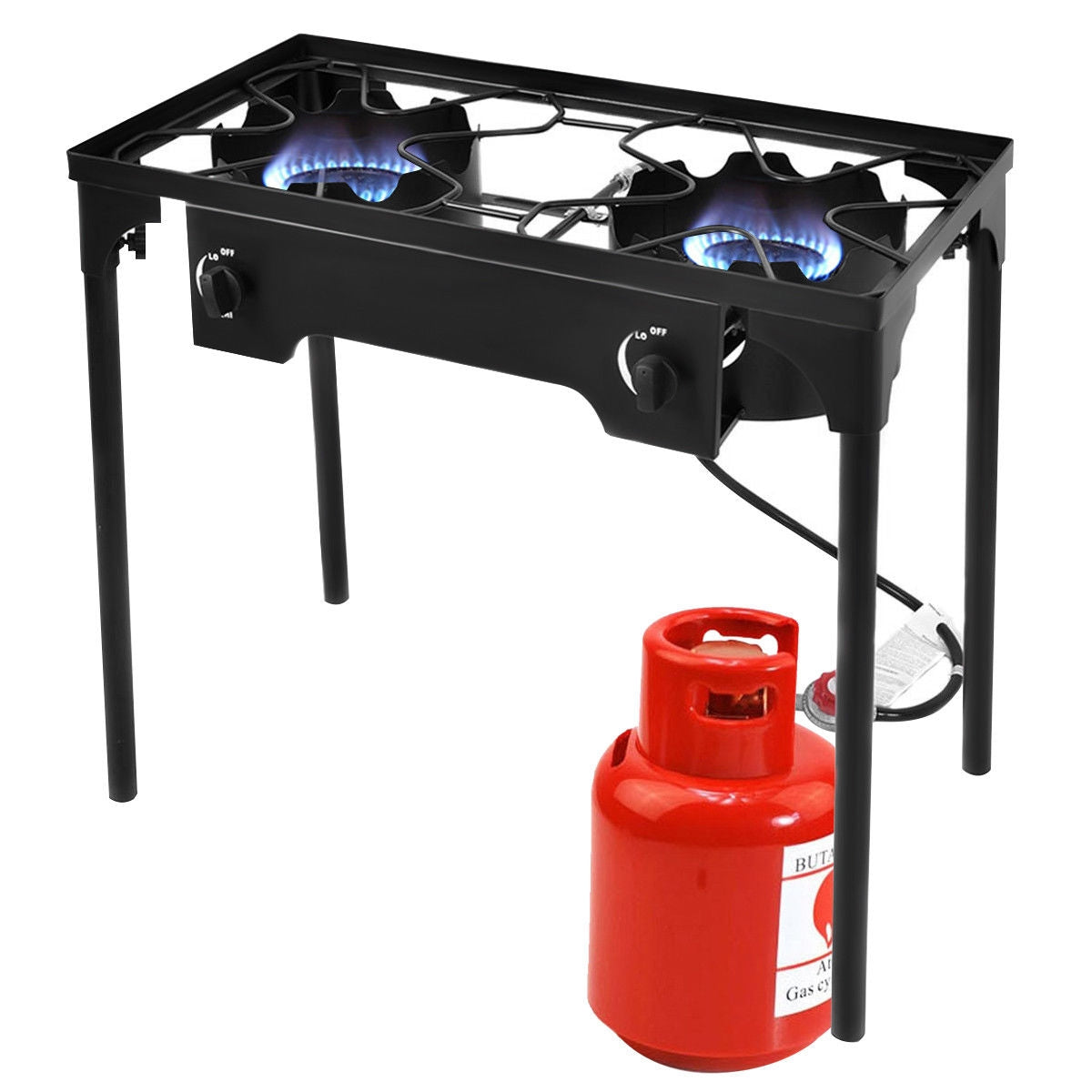 150,000 BTU Double Burner Outdoor Propane Stove