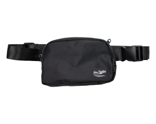 Cross Body Belt Bag - Black