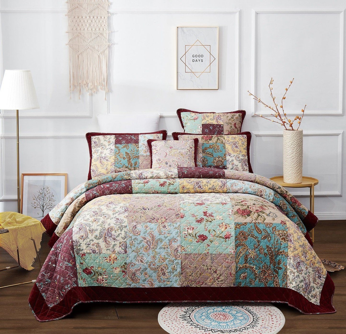 Country Cabin Cotton Breadspread + Shams