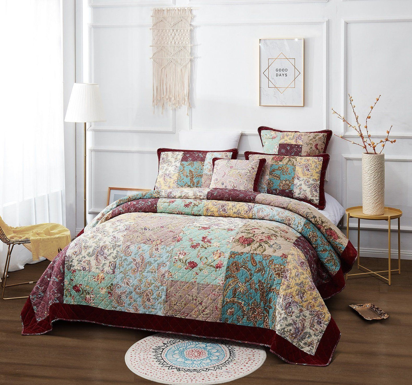 Country Cabin Cotton Breadspread + Shams