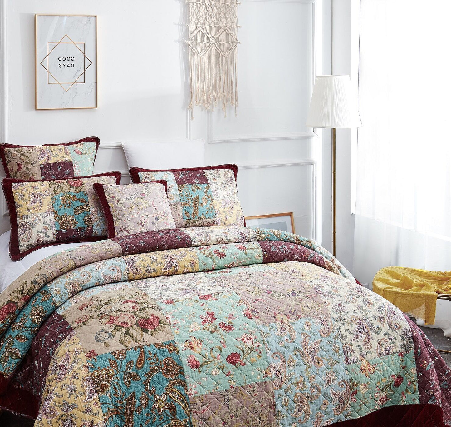 Country Cabin Cotton Breadspread + Shams