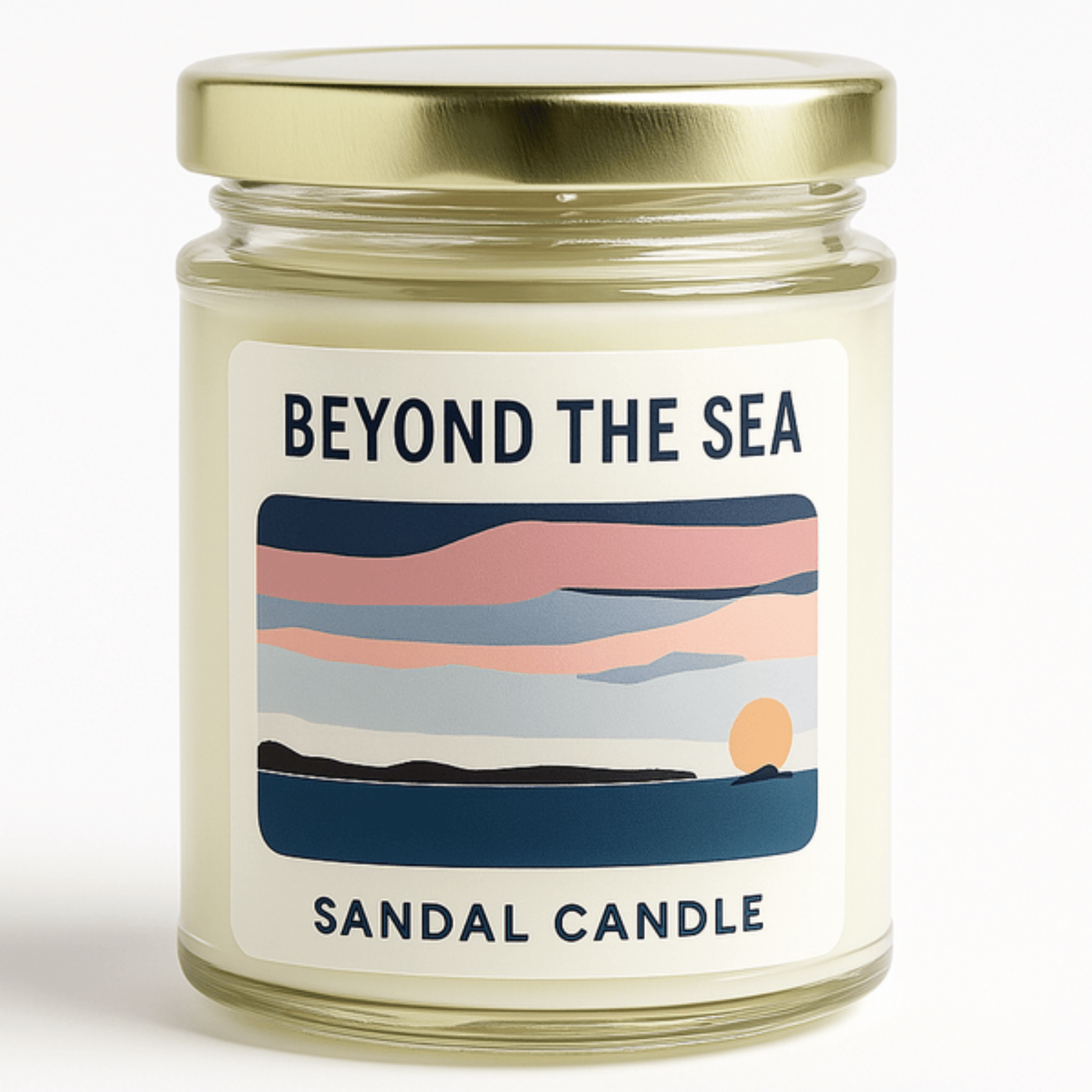 Beyond the Sea – Scented Candle, 9 oz Jar, Mahogany, Tobacco & Teakwood - Bumpkin Ranchwear