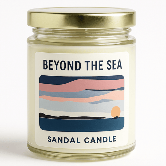 Beyond the Sea – Scented Candle, 9 oz Jar, Mahogany, Tobacco & Teakwood - Bumpkin Ranchwear