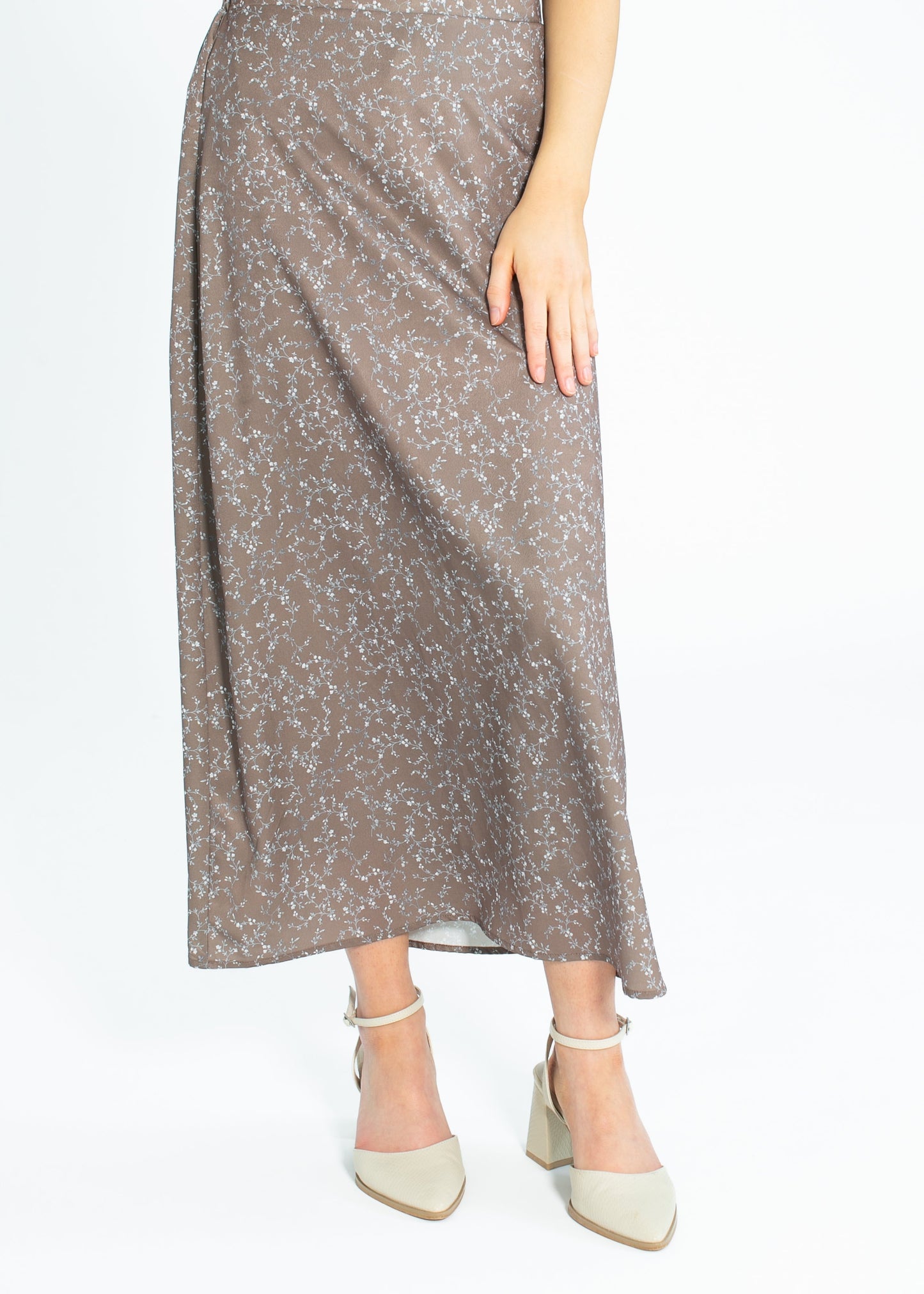 Inherit Co Braylyn Floral Midi Skirt