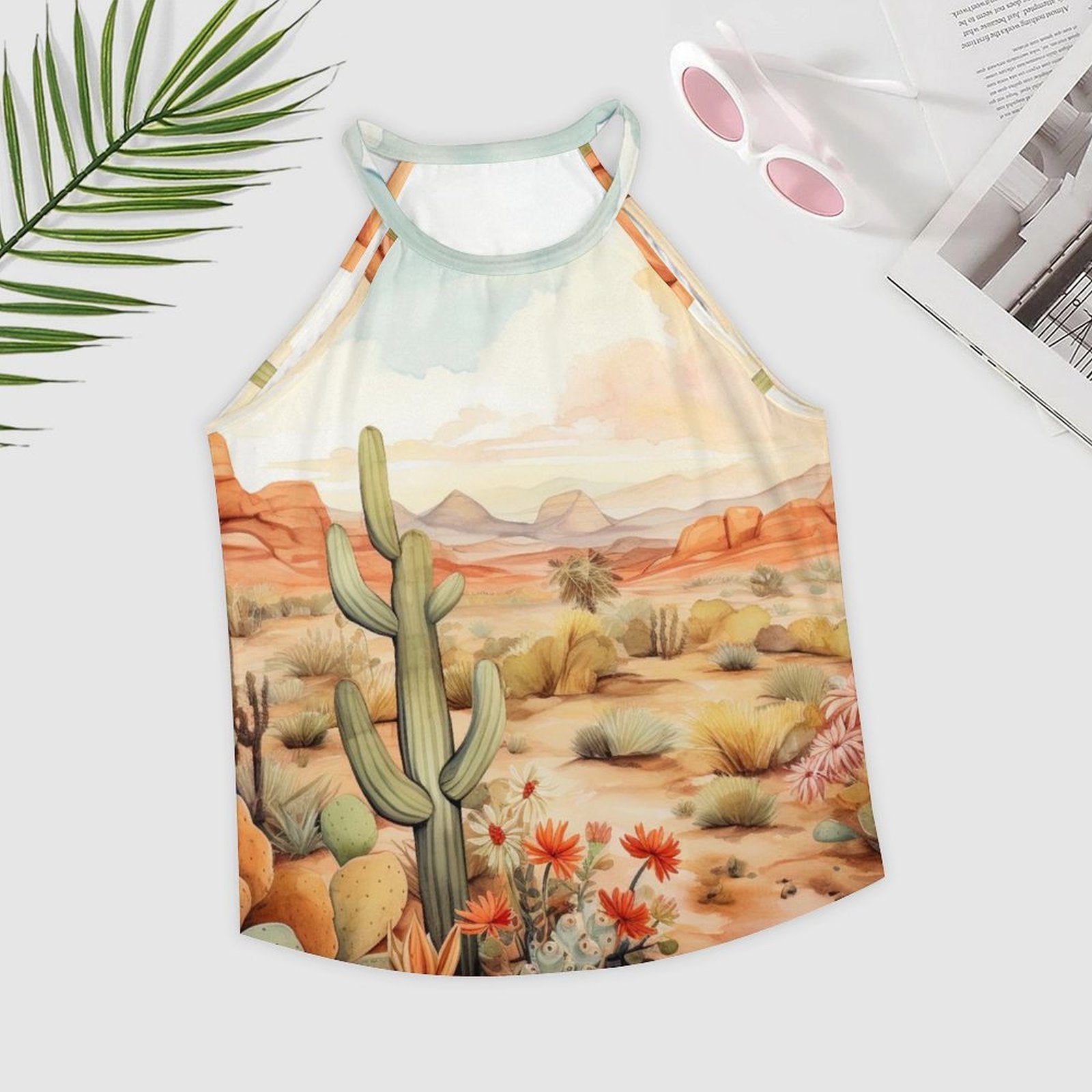 Cactus Desert Women's Tank Top - Bumpkin Ranchwear