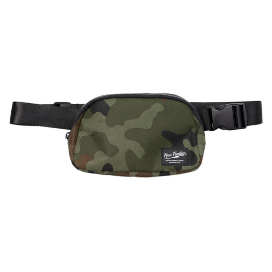 New Frontier Camo Belt Bag Adjustable Waist Buckle Close
