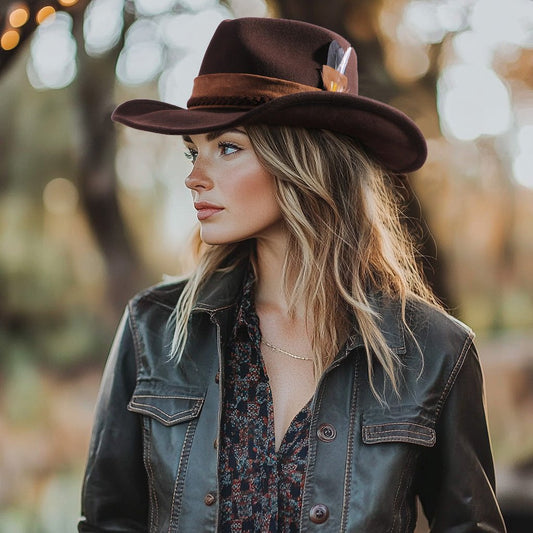 Canyon Dark Coffee Felt Cowboy Hat