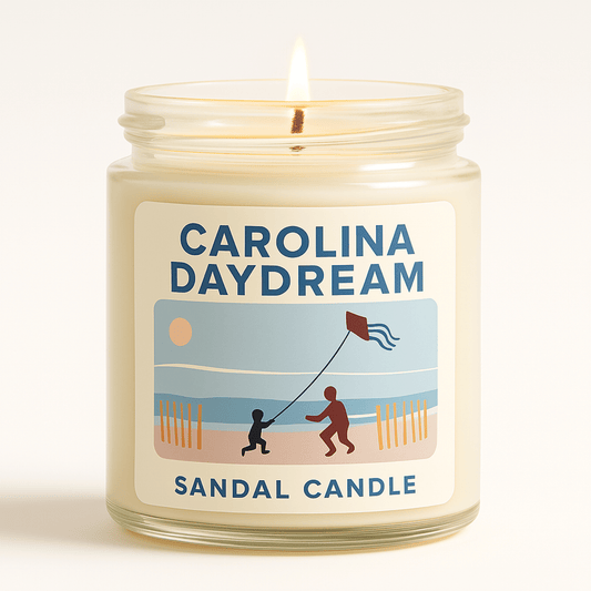 Carolina Daydream – Scented Candle, 9 oz Jar, Sage, Lemongrass & Mahogany - Bumpkin Ranchwear