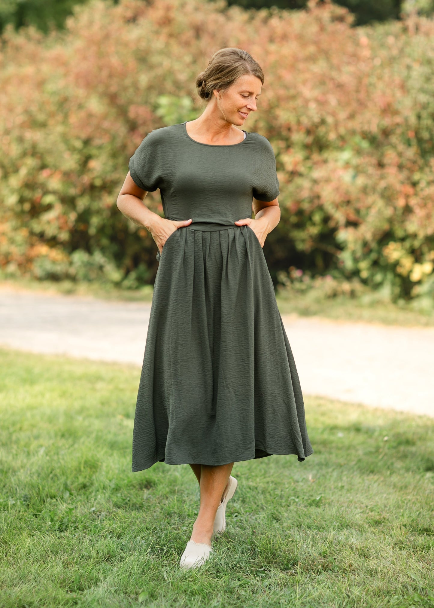 Inherit Co Cassia Midi Dress