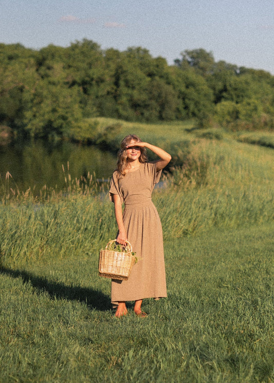 Inherit Co Cassia Midi Dress