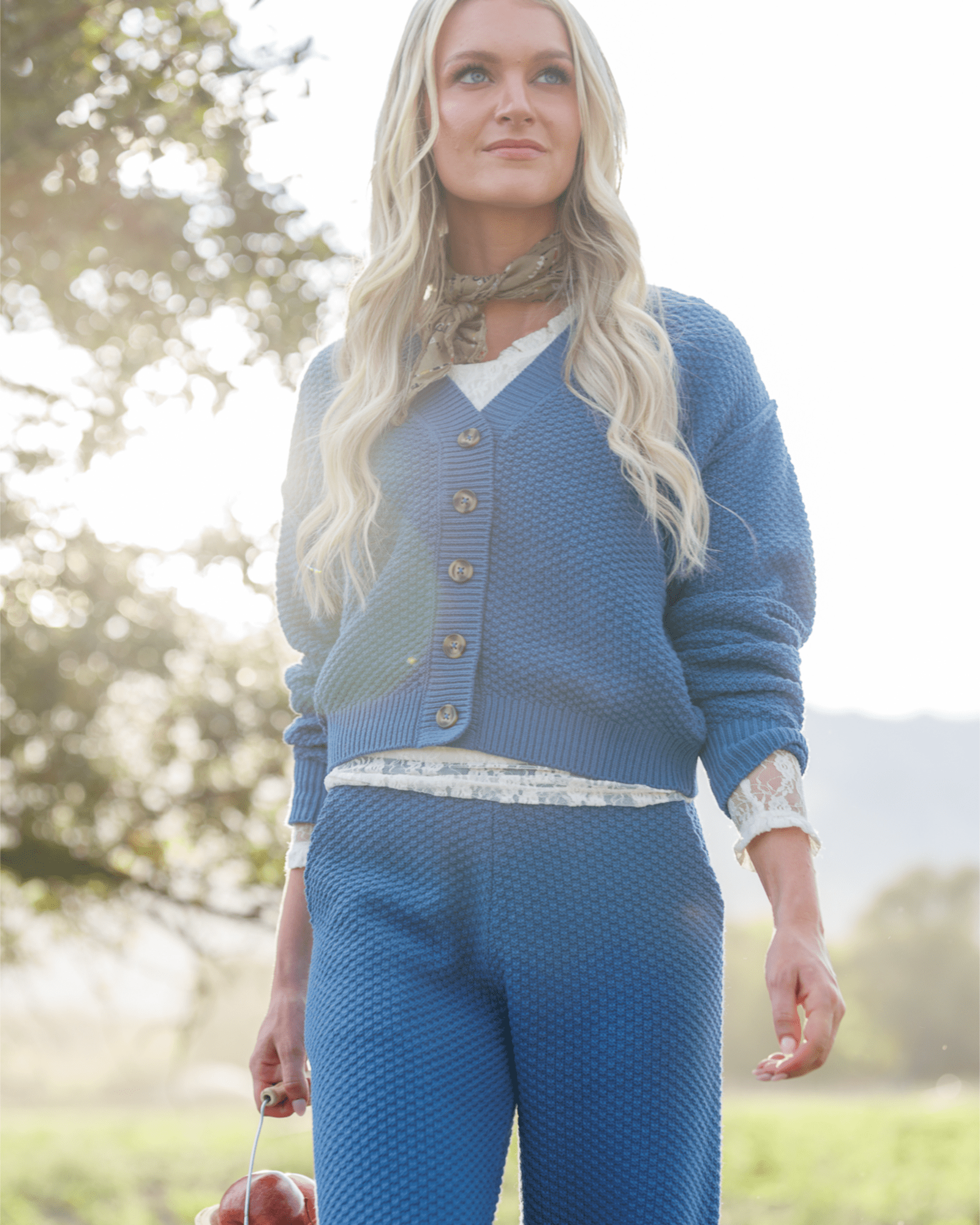 Christine V - Neck Slopes Knit Sweater - Bumpkin Ranchwear