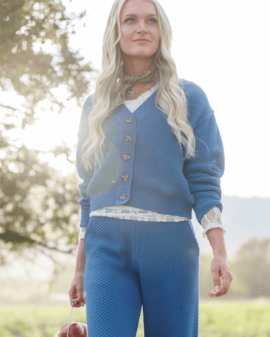 Christine V - Neck Slopes Knit Sweater - Bumpkin Ranchwear