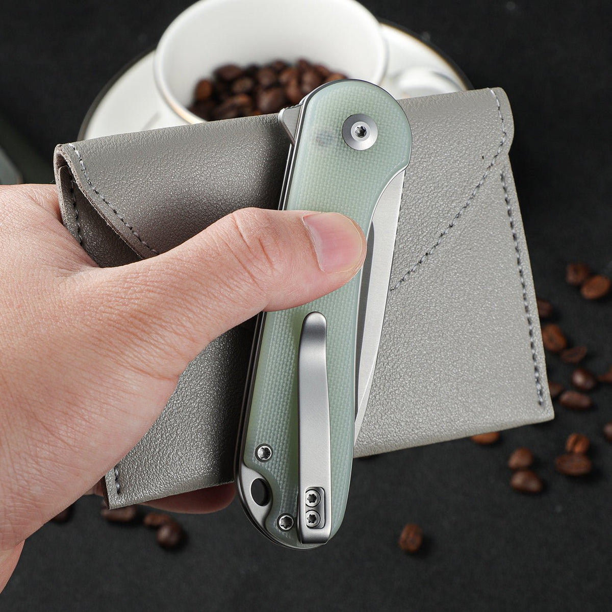 CIVIVI Elementum II Button Lock Folding Knife view 7