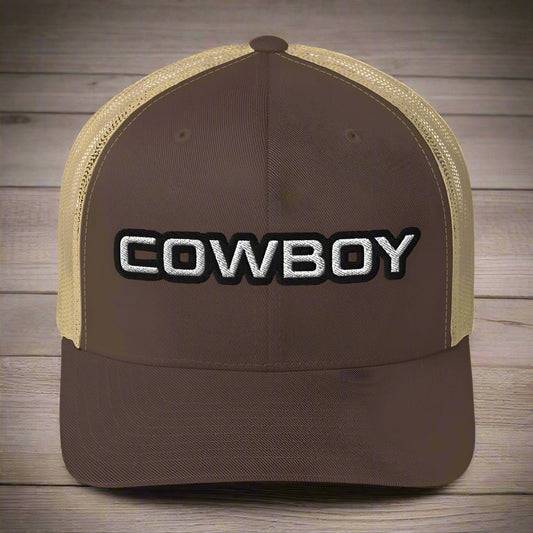 Cowboy Trucker Cap - Bumpkin Ranchwear