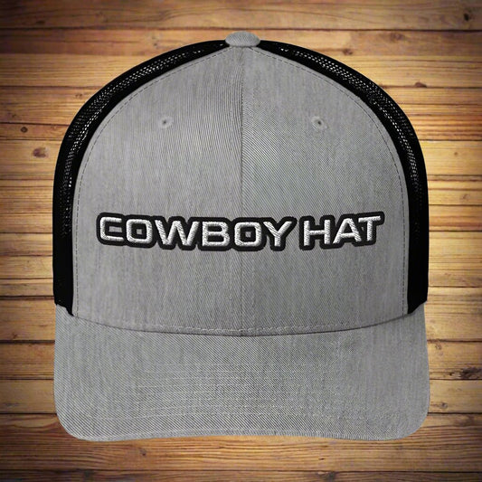 Cowboy Trucker Hat - Bumpkin Ranchwear